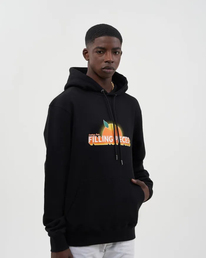 MenWomen Filling Pieces Hoodies and Sweatshirts Hoodie Greetings Black