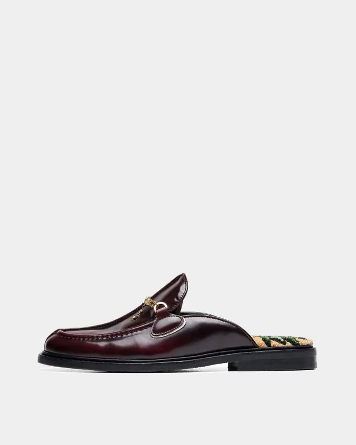MenWomen Filling Pieces Loafers and Dress Shoes Mule Ananas Ox Blood