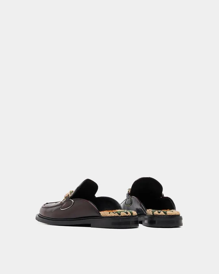 MenWomen Filling Pieces Loafers and Dress Shoes Mule Ananas Ox Blood