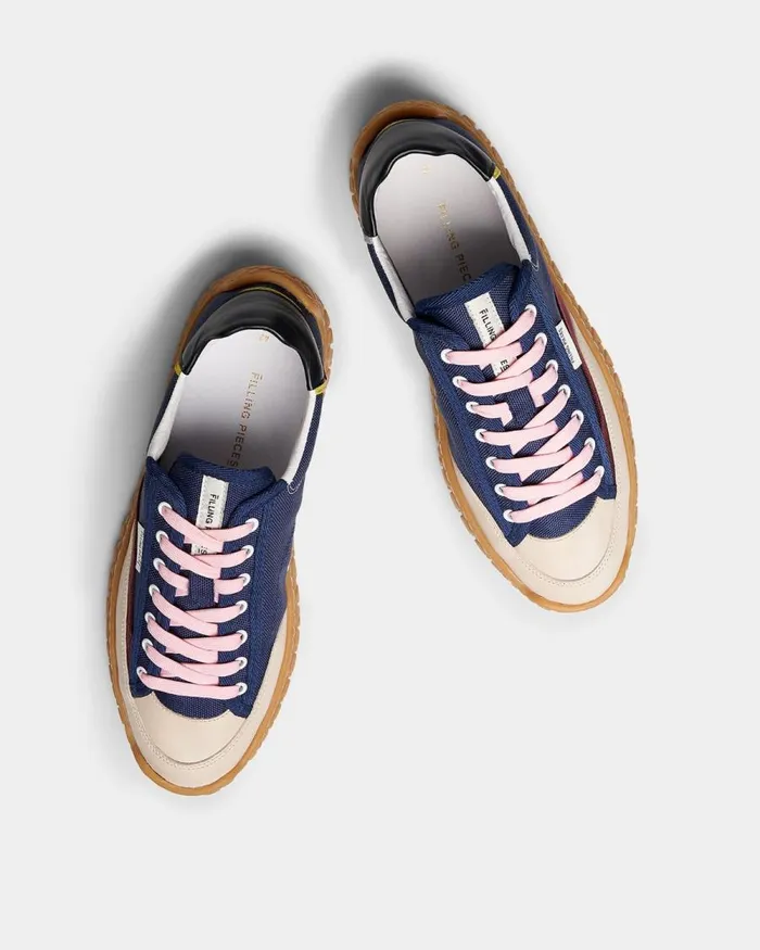 MenWomen Filling Pieces Sneakers Breeze Canvas Navy