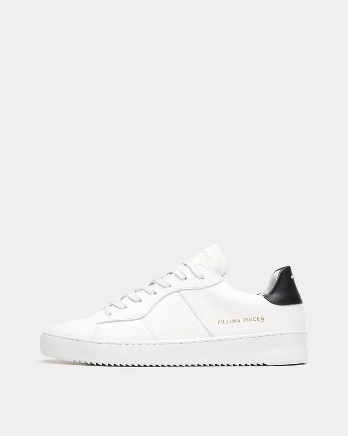 MenWomen Filling Pieces Sneakers Court Bianco Black