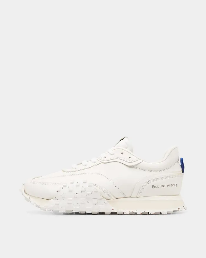 MenWomen Filling Pieces Sneakers Crease Runner 683 White