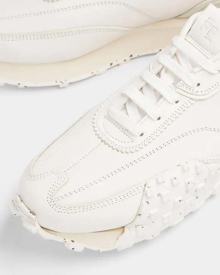 MenWomen Filling Pieces Sneakers Crease Runner 683 White