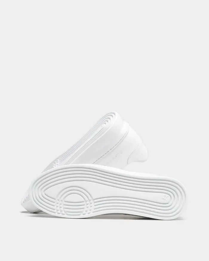 MenWomen Filling Pieces Sneakers Low Plain Court All White