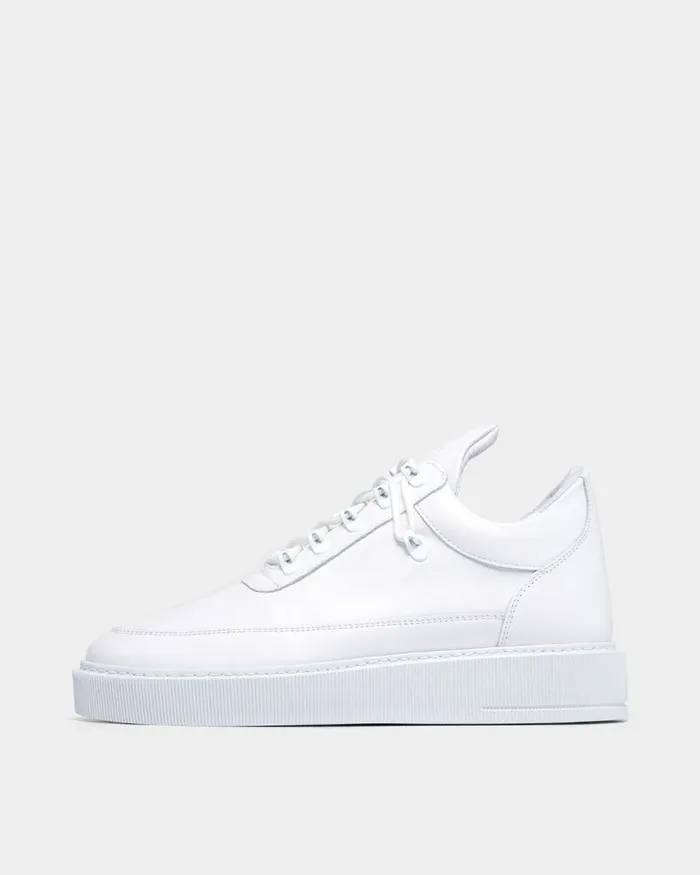 MenWomen Filling Pieces Sneakers Low Top Dress Cup Matt Gala All White