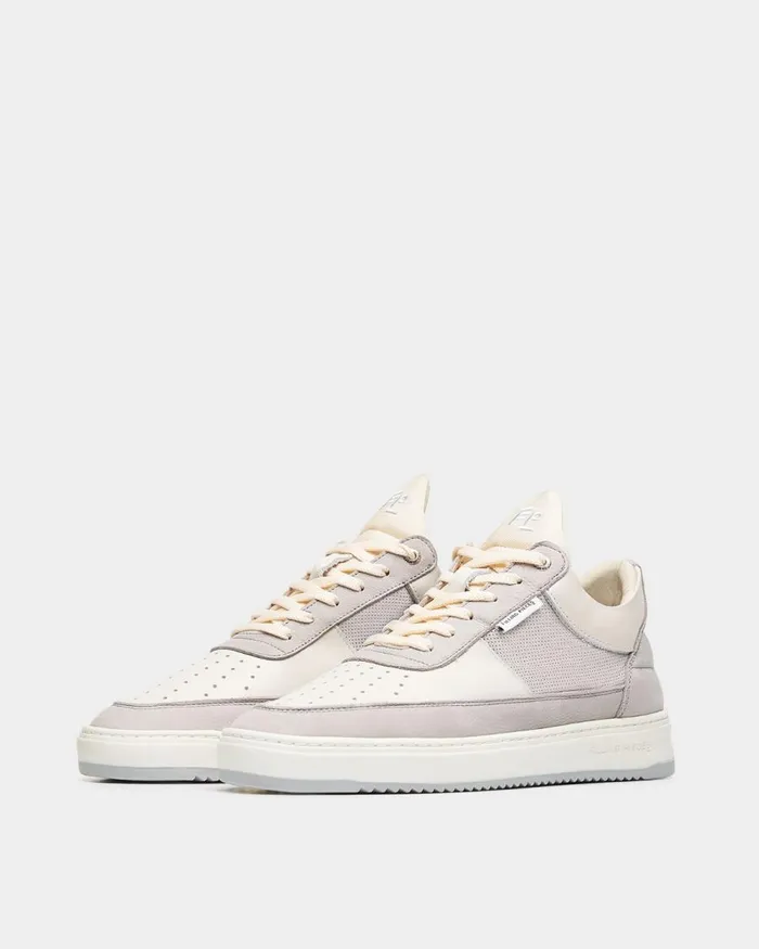 MenWomen Filling Pieces Sneakers Low Top Game Light Grey