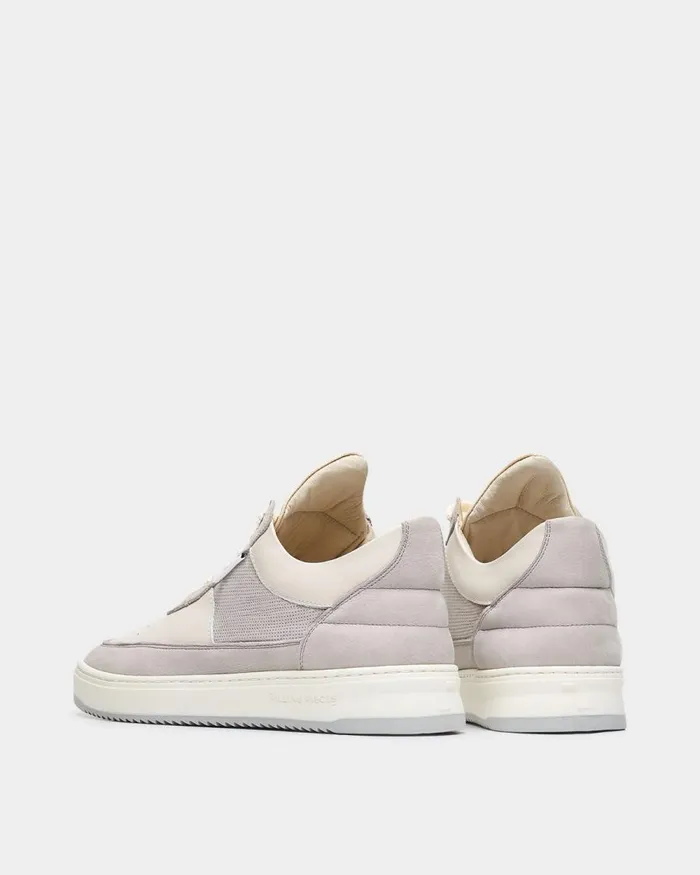 MenWomen Filling Pieces Sneakers Low Top Game Light Grey
