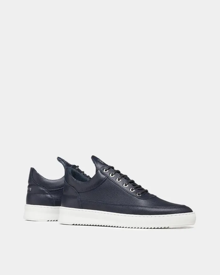 MenWomen Filling Pieces Sneakers Low Top Ripple Crumbs Blue Navy