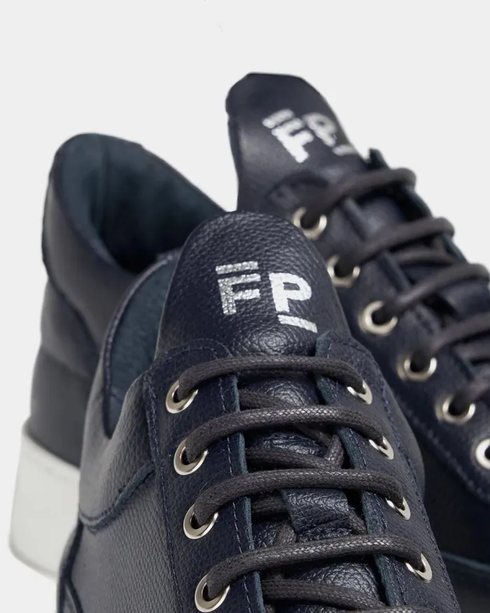 MenWomen Filling Pieces Sneakers Low Top Ripple Crumbs Blue Navy