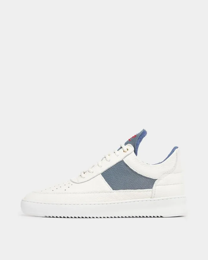 MenWomen Filling Pieces Sneakers Low Top Ripple Game Blue