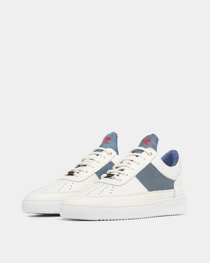 MenWomen Filling Pieces Sneakers Low Top Ripple Game Blue