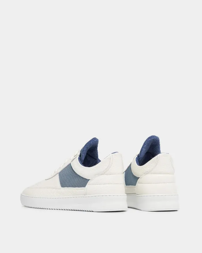 MenWomen Filling Pieces Sneakers Low Top Ripple Game Blue