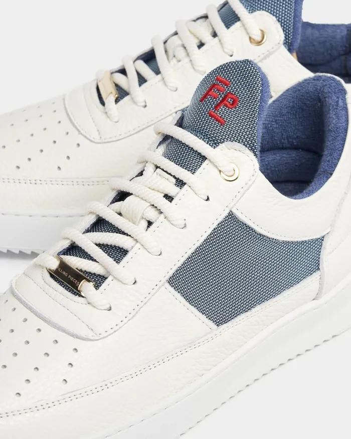 MenWomen Filling Pieces Sneakers Low Top Ripple Game Blue