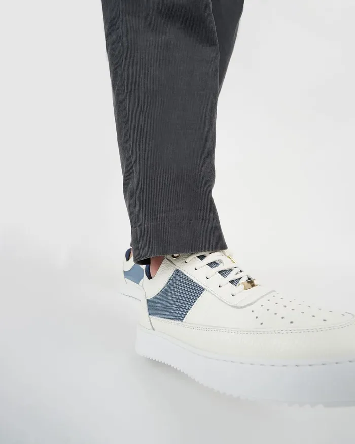 MenWomen Filling Pieces Sneakers Low Top Ripple Game Blue