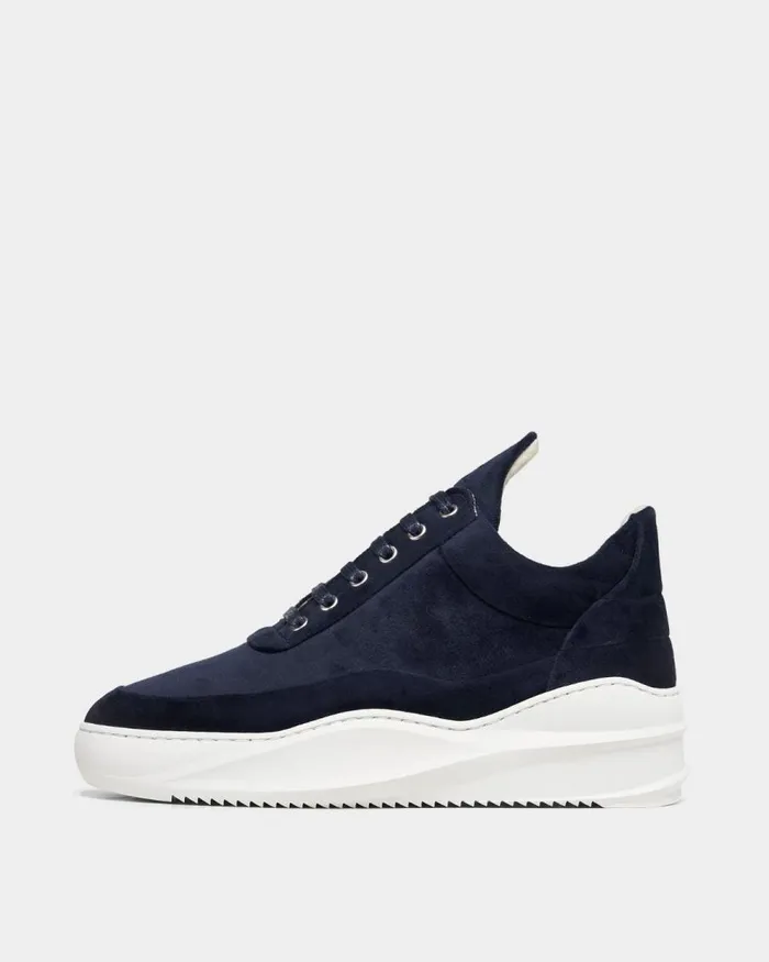 MenWomen Filling Pieces Sneakers Low Top Sky Cit Blue Navy