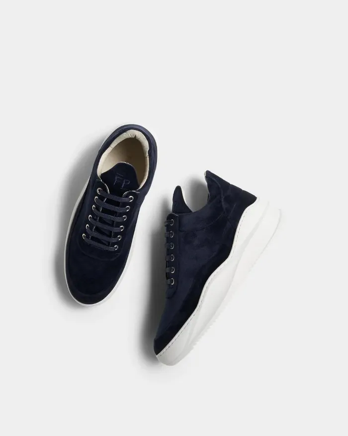 MenWomen Filling Pieces Sneakers Low Top Sky Cit Blue Navy