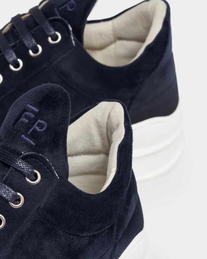 MenWomen Filling Pieces Sneakers Low Top Sky Cit Blue Navy