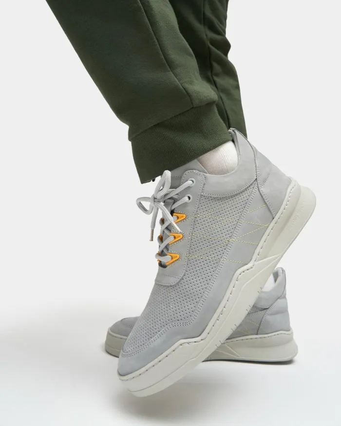 MenWomen Filling Pieces Sneakers Low Top Tweek Grey