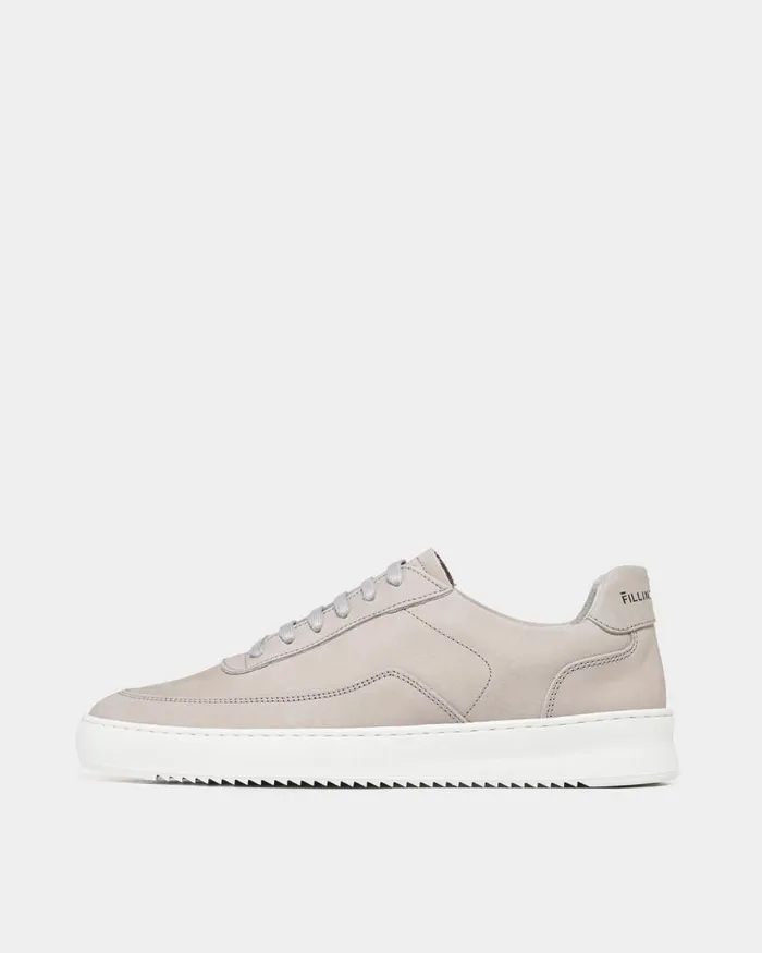 MenWomen Filling Pieces Sneakers Mondo 20 Ripple Nubuck Light Grey