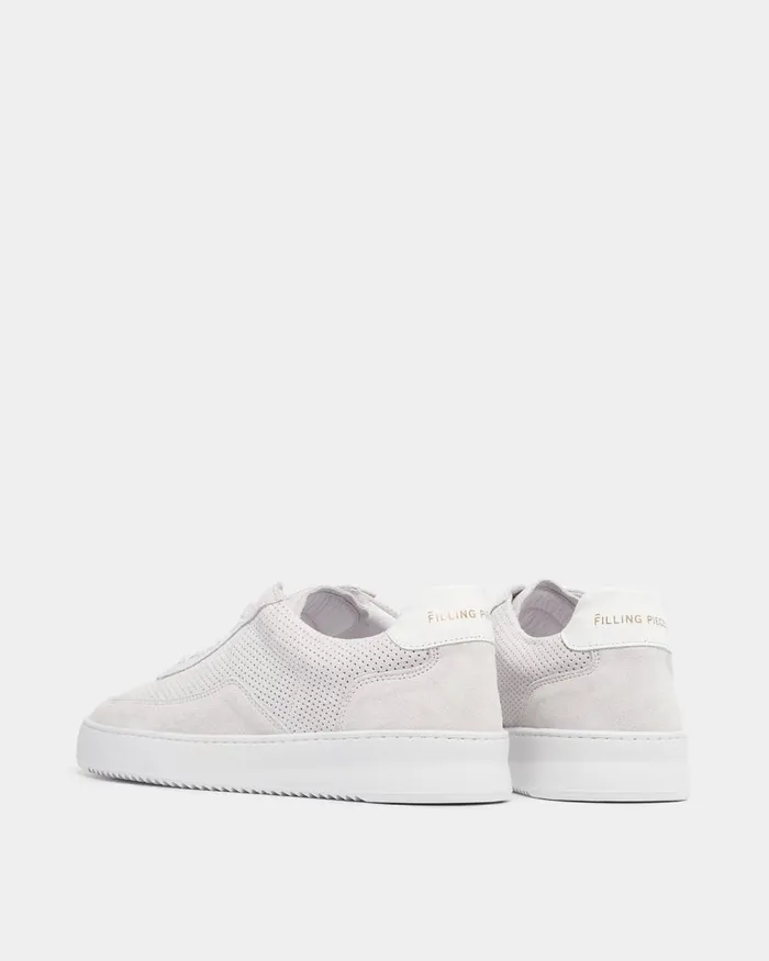 MenWomen Filling Pieces Sneakers Mondo Perforated White