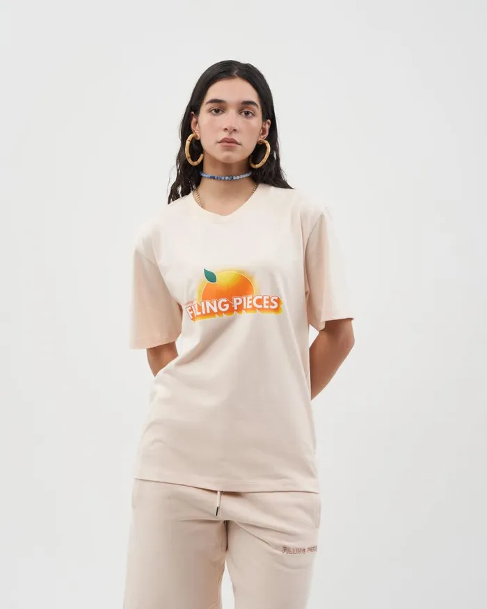 MenWomen Filling Pieces TShirts and Shirts Tee Greetings Eggshell White
