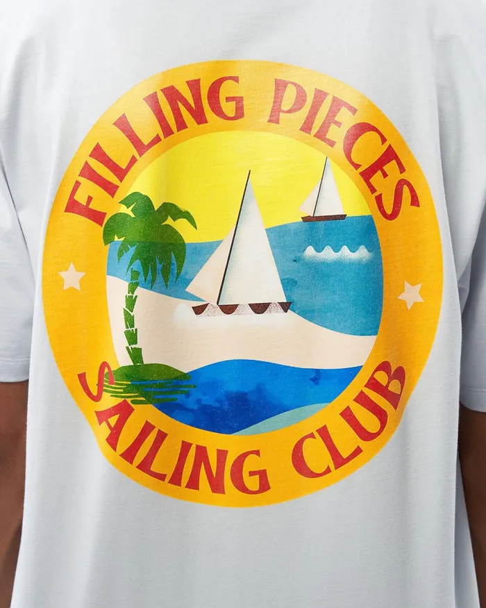 MenWomen Filling Pieces TShirts and Shirts Tee Sailing Club Arctic Ice White