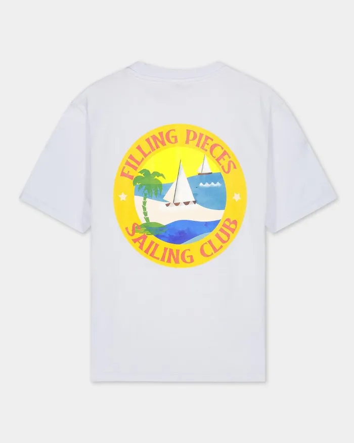 MenWomen Filling Pieces TShirts and Shirts Tee Sailing Club Arctic Ice White