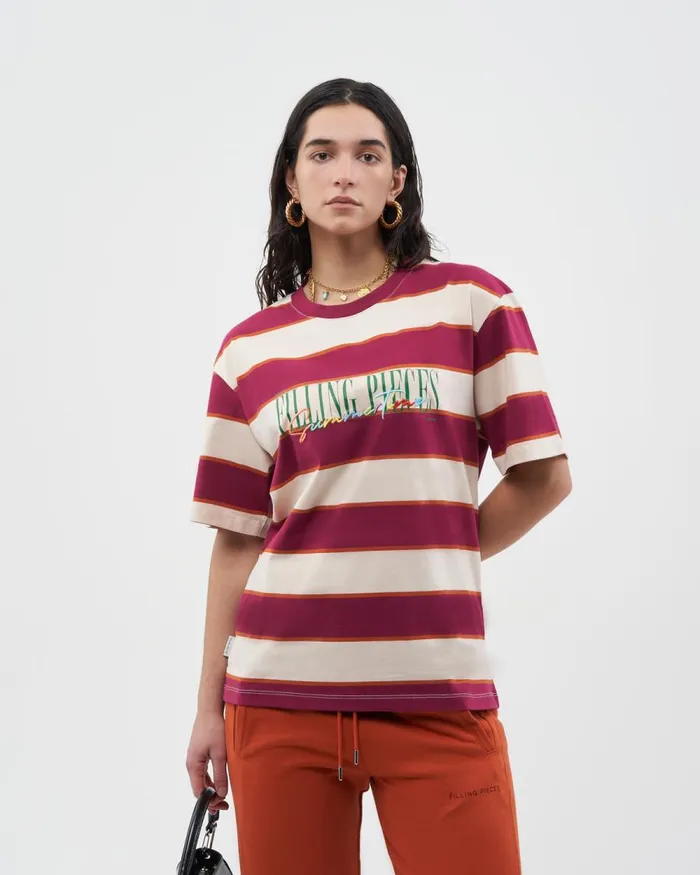 MenWomen Filling Pieces TShirts and Shirts Tee Summertime Burgundy