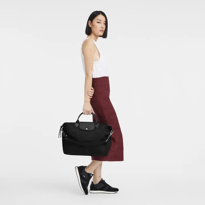 MenWomen Le Pliage Energy XL Handbag Black Longchamp Handbags