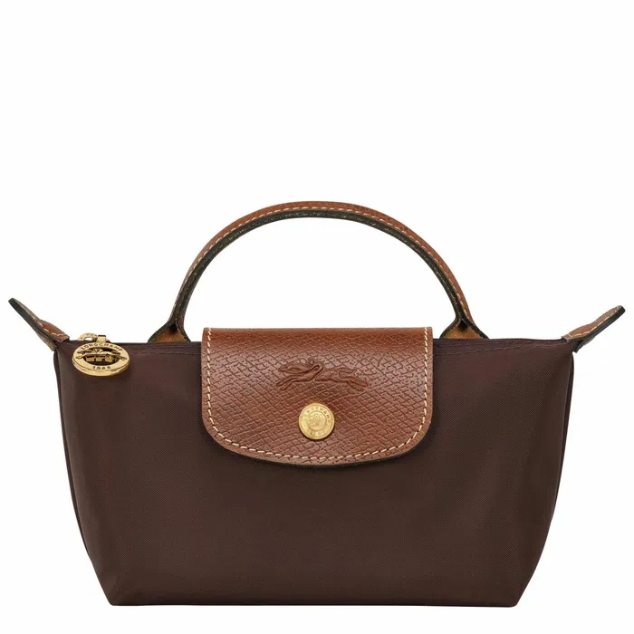 MenWomen Le Pliage Original Pouch With Handle Ebony Longchamp Pouches and Cases MenWomen Le Pliage Original Pouch With Handle Ebony Longchamp Pouches and Cases