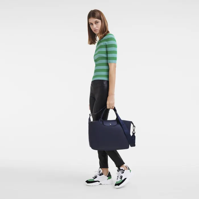 MenWomen Le Pliage Xtra L Handbag Navy Longchamp Handbags