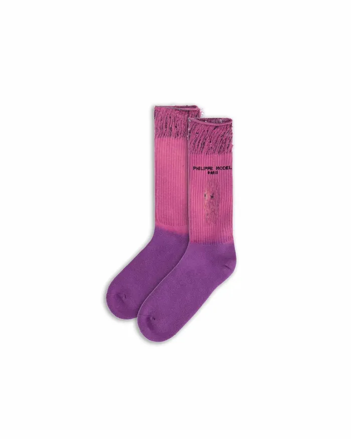 MenWomen Socks 8211 Wisteria Rose Paris Philippe Model Paris Socks