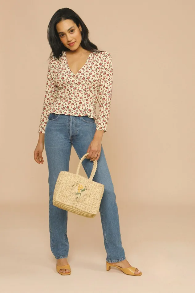 MIMI Top Rosita Ecru Women Rouje Blouses and Tops