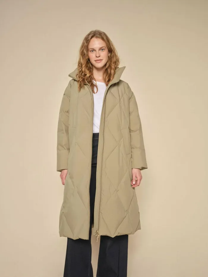 MOS MOSH MMAhla Long Down Jacket Mermaid Women Jackets and Coats MOS MOSH MMAhla Long Down Jacket Mermaid Women Jackets and Coats