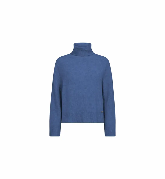 MOS MOSH MMAidy Thora Rollneck Knit Set Sail Women Knits MOS MOSH MMAidy Thora Rollneck Knit Set Sail Women Knits