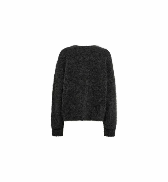 MOS MOSH MMAilia Mohair Knit Phantom Women Knits MOS MOSH MMAilia Mohair Knit Phantom Women Knits