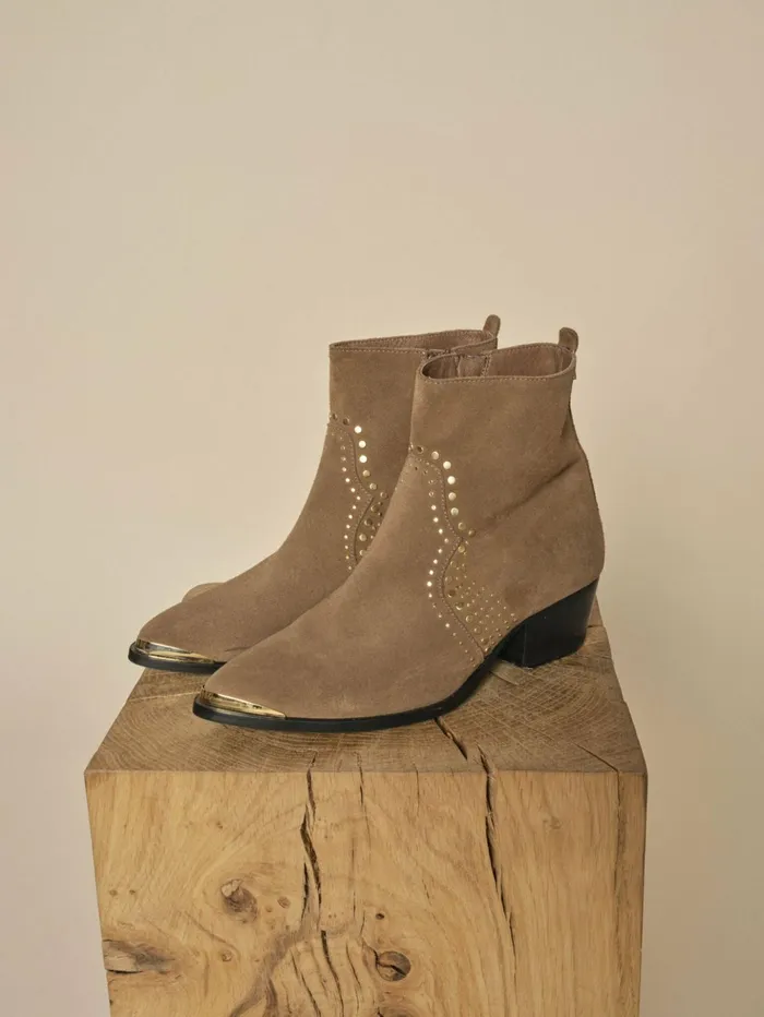 MOS MOSH MMAmos Suede Trock Boot Dark Beige Women Shoes