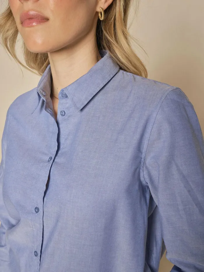MOS MOSH MMAnica Oxford Shirt Velvet Morning Women Shirts MOS MOSH MMAnica Oxford Shirt Velvet Morning Women Shirts