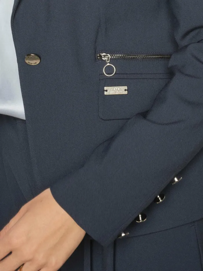 MOS MOSH MMBlake Piet Blazer Salute Navy Women Blazers MOS MOSH MMBlake Piet Blazer Salute Navy Women Blazers