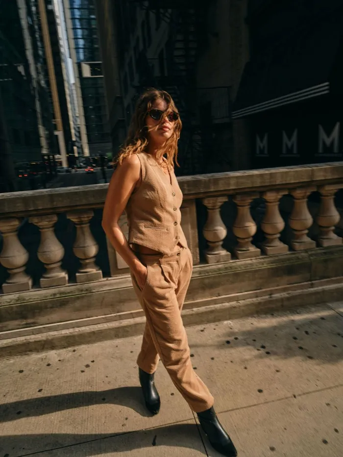 MOS MOSH MMCeris Joana Vest Tannin Women Waistcoats MOS MOSH MMCeris Joana Vest Tannin Women Waistcoats