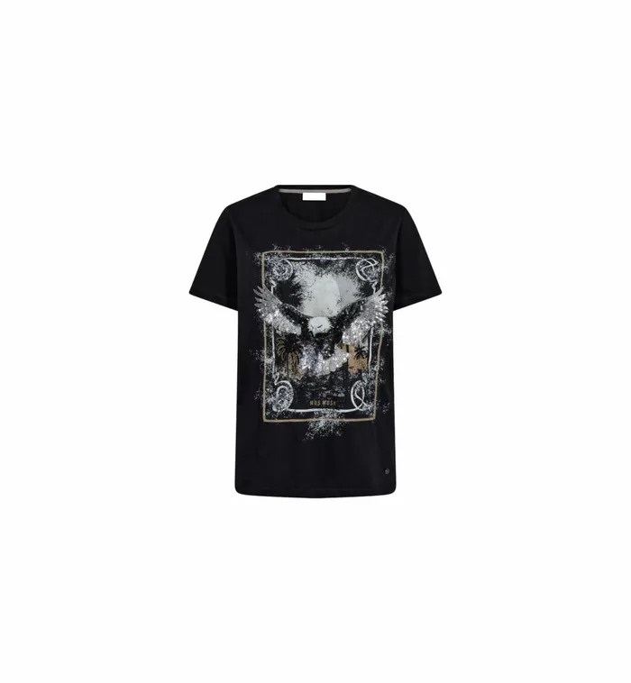 MOS MOSH MMElli OSS Tee Black Women Tees MOS MOSH MMElli OSS Tee Black Women Tees