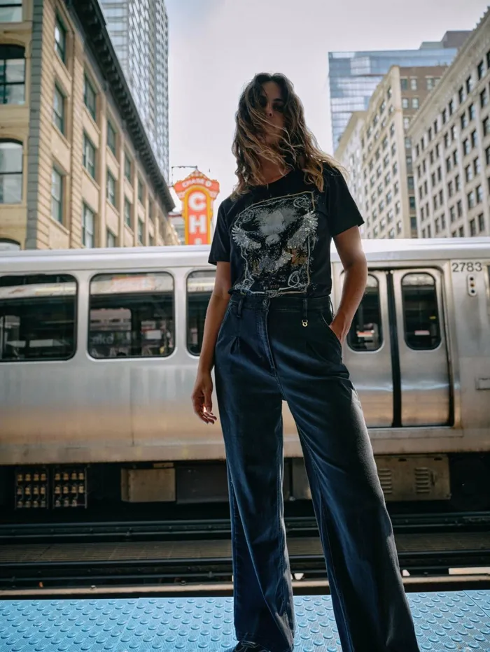 MOS MOSH MMElli OSS Tee Black Women Tees MOS MOSH MMElli OSS Tee Black Women Tees