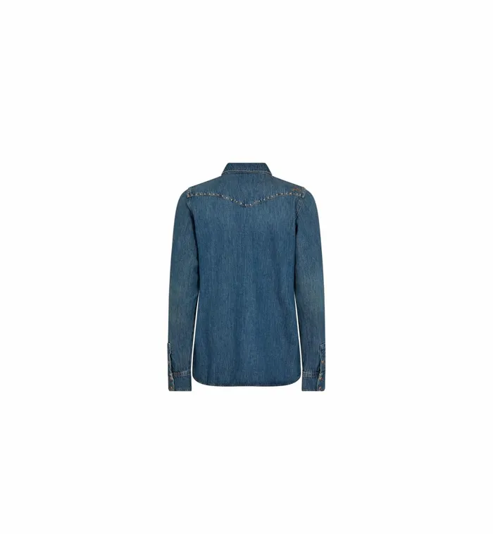 MOS MOSH MMElvira Denim Shirt Blue Women Shirts MOS MOSH MMElvira Denim Shirt Blue Women Shirts