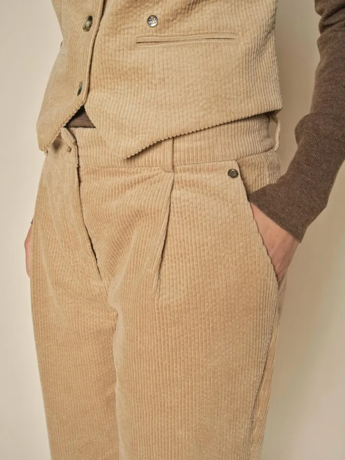 MOS MOSH MMFabina Joana Pant Tannin Women Pants MOS MOSH MMFabina Joana Pant Tannin Women Pants