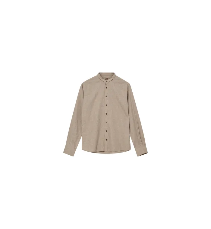 MOS MOSH MMGBarett Shirt Soft Kit Melange Men Shirts MOS MOSH MMGBarett Shirt Soft Kit Melange Men Shirts