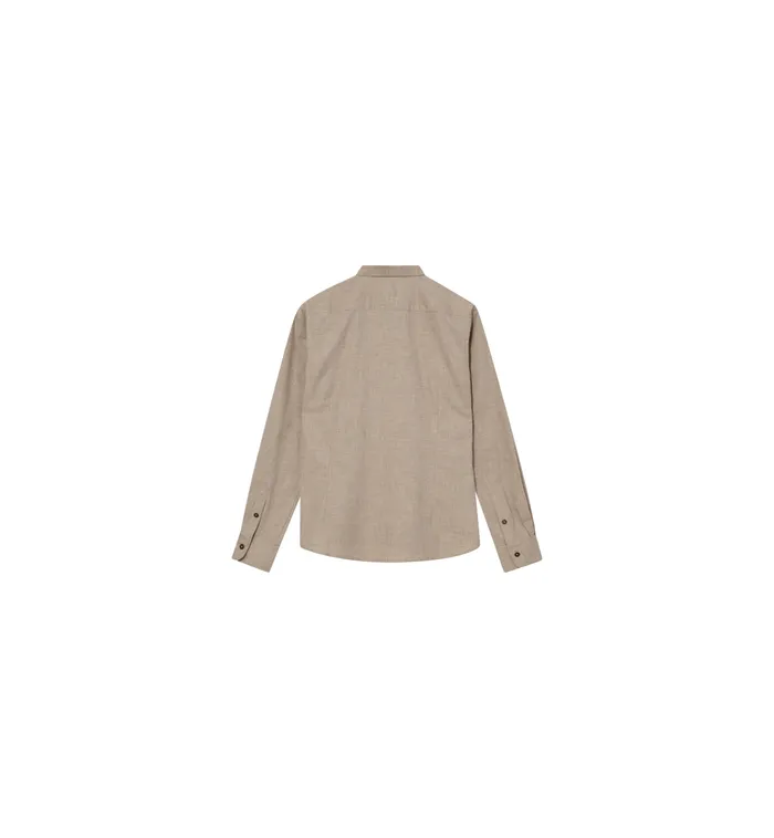 MOS MOSH MMGBarett Shirt Soft Kit Melange Men Shirts MOS MOSH MMGBarett Shirt Soft Kit Melange Men Shirts