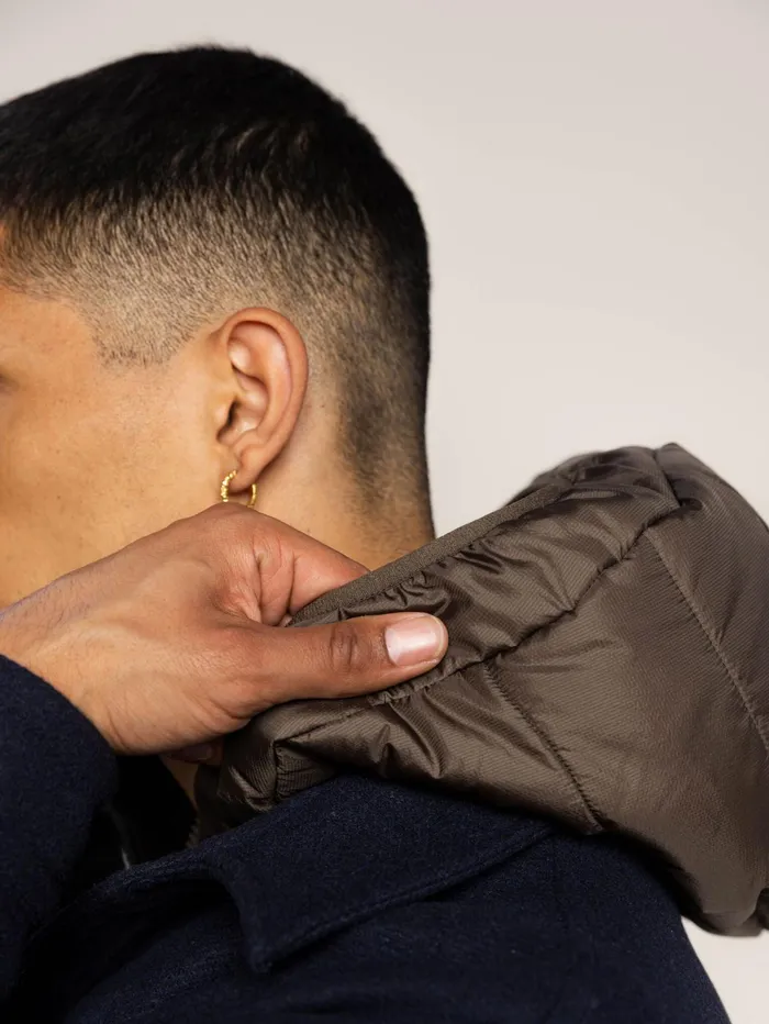 MOS MOSH MMGCompton Wool Hood Jacket Navy Men Jackets MOS MOSH MMGCompton Wool Hood Jacket Navy Men Jackets