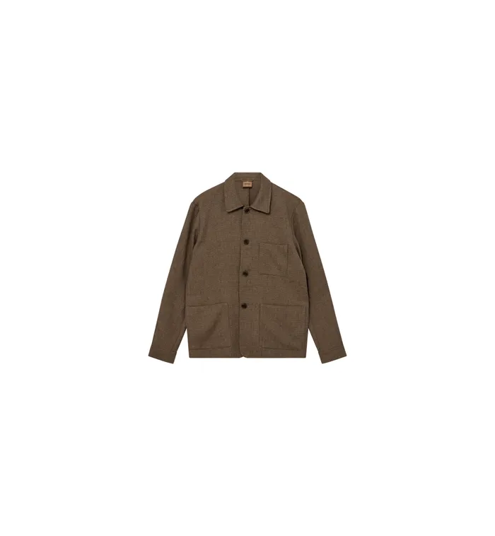 MOS MOSH MMGConor Pin Jacket Brown Latte Men Jackets MOS MOSH MMGConor Pin Jacket Brown Latte Men Jackets