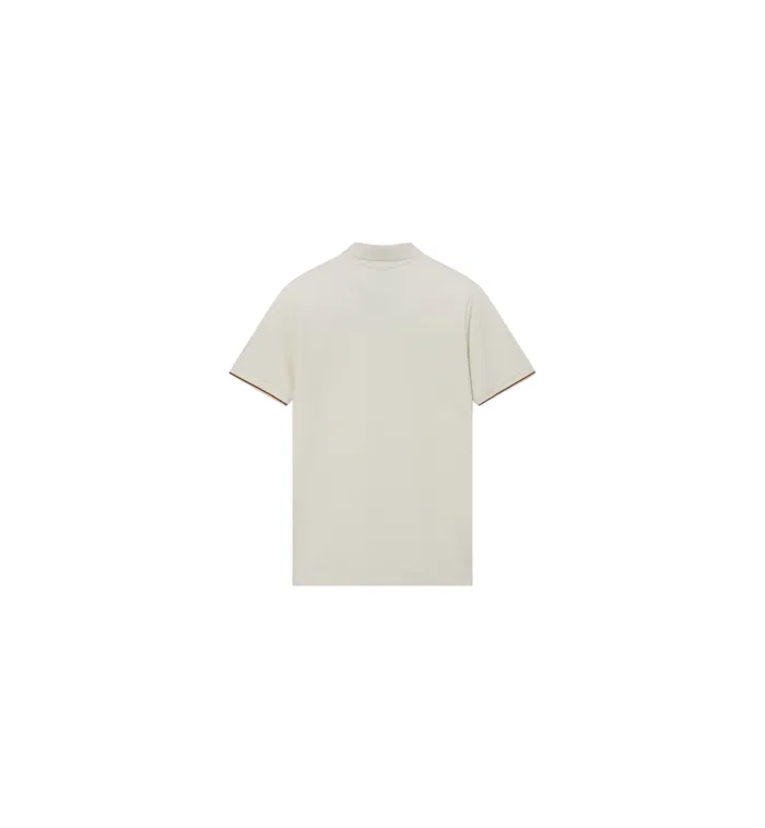 MOS MOSH MMGHarvey Polo Ss Tee Offwhite Men Tees MOS MOSH MMGHarvey Polo Ss Tee Offwhite Men Tees