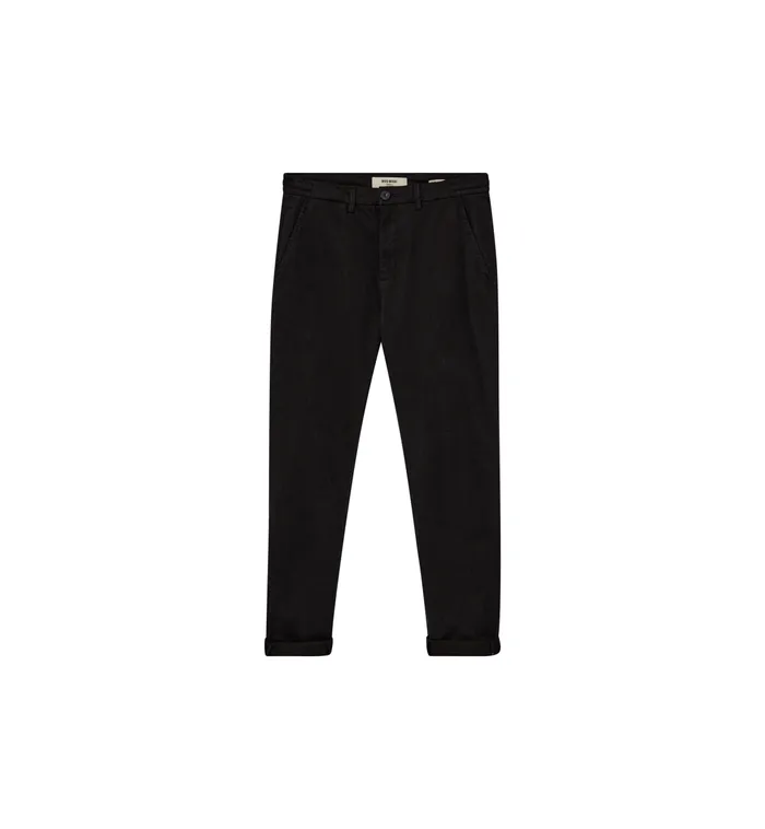 MOS MOSH MMGHunt Soft Brush String Chino Pant Black Men Pants MOS MOSH MMGHunt Soft Brush String Chino Pant Black Men Pants